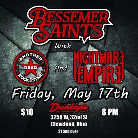 Bessemer Saints | Another Dead Rockstar | Nightmare Empire At Dunlaps ...