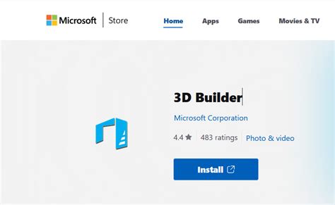 3D Builder Download 的图像结果