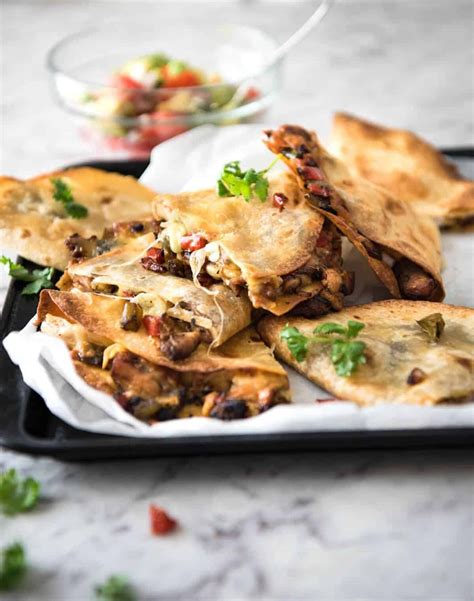 Oven Baked Chicken Quesadillas | RecipeTin Eats