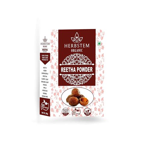 Buy Herbstem 100% Pure & Natural Reetha Powder For Hair | Natural ...