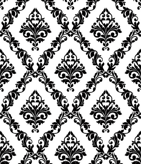 Vector Damask Seamless Pattern Background Wallpaper Image For Free ...
