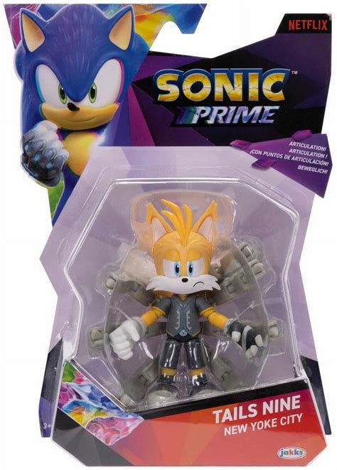"Sonic Prime Hedgehog 5"" Nine Tails Action Figure" - Walmart.com
