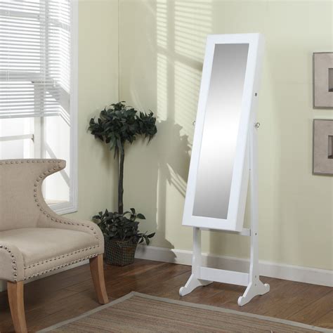 Floor Standing Jewelry Armoire Mirror - Mirror Ideas
