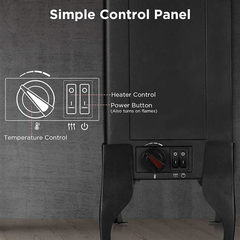 TURBRO Suburbs TS17 Compact Electric Fireplace India | Ubuy
