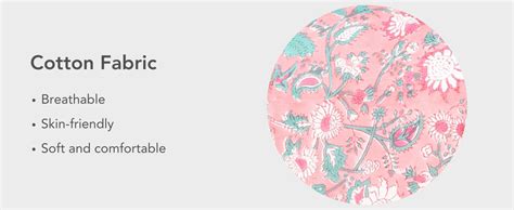 Buy idaLia Women's Turquoise and Pink Floral Printed Straight Cotton ...