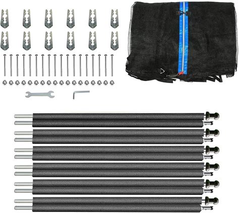 Image result for 4 Pole Trampoline Net