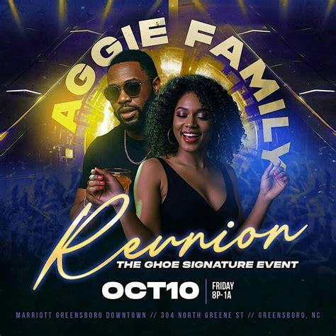 The Aggie Family Reunion, Marriott Greensboro Downtown, 10 October to ...
