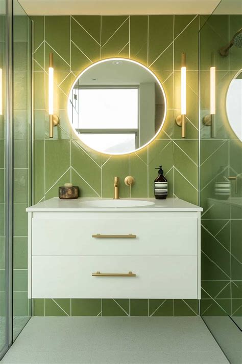 61 Beautiful Green Bathroom Ideas (Design Inspiration)