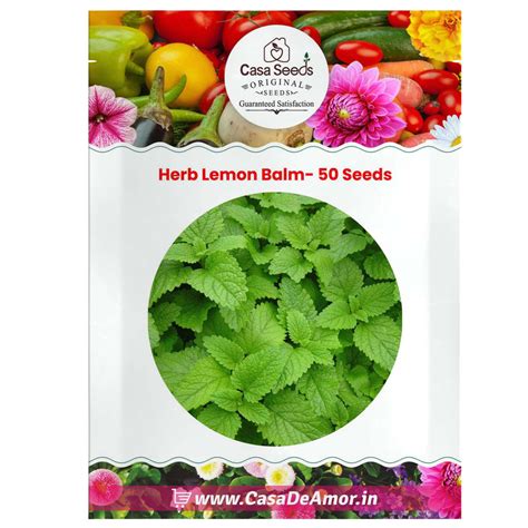 Herb Lemon Balm- 50 Seeds – Casa De Amor