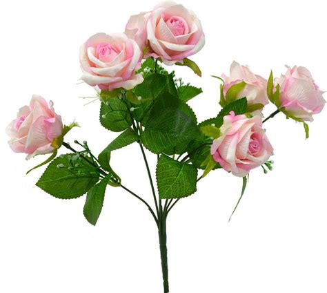 Flipkart Perfect Homes Real Touch Pink Rose Artificial Flower Price in ...