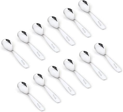 Buy Kraxta Stainless Steel Masala Spices Spoons | Set of 24| 3.5-Inch ...