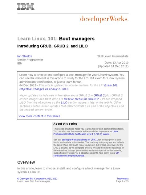 Image result for Boot Manager Tutorial