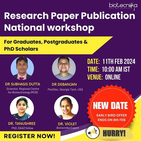 Research Paper Publication Made Easy - National Workshop For Graduates ...
