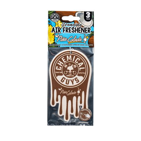 Chemical Guys Hanging Air Freshener 3-pack, Pina Colada - Walmart.com