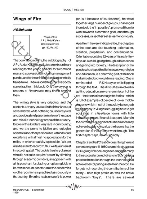 Wings OF FIRE Summary - Novel in the Syllabus is very interesting ...