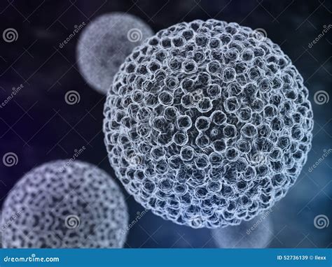 Papilloma Virus. HPV stock illustration. Illustration of graphic - 52736139