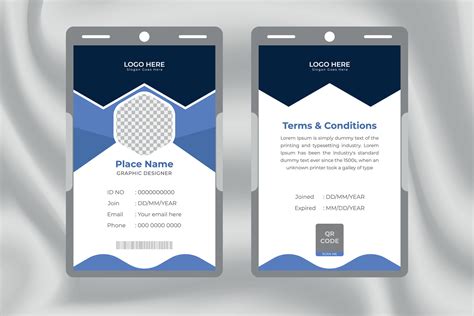 Professional id card design template, corporate business id card design 36355872 Vector Art at ...