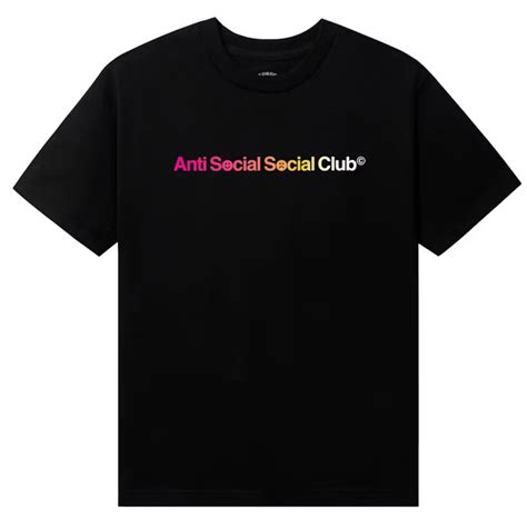 Anti Social Social Club Indoglo Tee Black