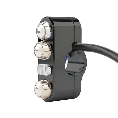 Snapklik.com : Moqiang Motorcycle Turn Signal 1 25mm Handlebar Switch - Hand Control Horn ...