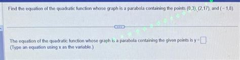 Image result for Find Quadratic Function Using 2 Points