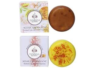 Buy TANIMAA Kesar Ubtan + Kesar Chandan Premium Bathing Soaps ...