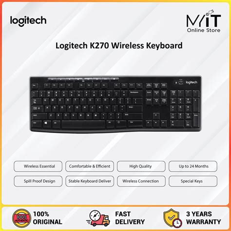 Image result for Logitech K270 Wireless Keyboard Receiver