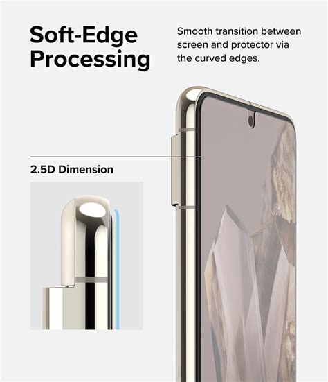 Pixel 8 Pro Tempered Glass Screen Protector Guard | Transparent - 2 Pa