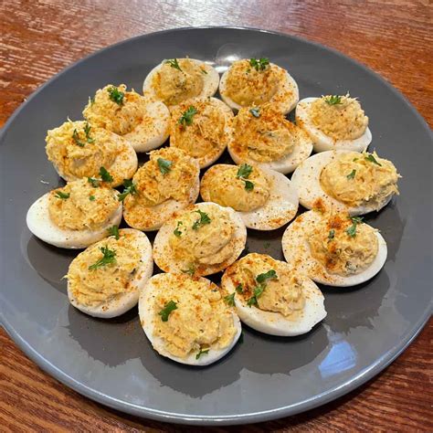 Crab And Shrimp Deviled Eggs at Elsie Tucker blog