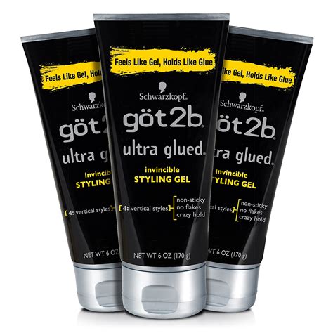 got2b + Ultra Glued Invincible Styling Hair Gel