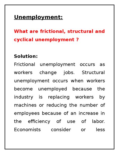 Frictional Structural Cyclical Unemployment