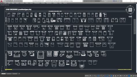 Download Free AutoCAD Blocks file – FURNITURES: BED'S | CAD Designs