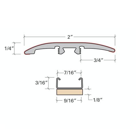 Wood Floors Plus > Moldings > Molding Vinyl Transition Color 212 ...