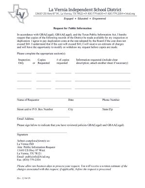 Fillable Online Public Information Request - TxDPS - Texas Department ...