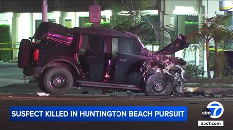 Driver dies after Huntington Beach police chase ends in crash | News ...