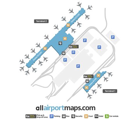 RDU空港マップ - ローリー・ダーラム空港ターミナルマップ＆ナビゲーションガイド