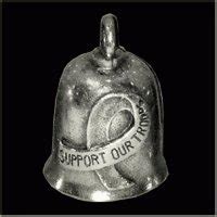 SUPPORT OUR TROOPS Gremlin Bells guardian Biker Harley Motorcycle Good ...