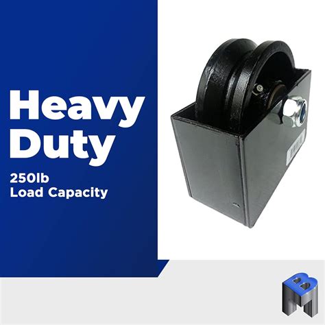 Buy Bobco Metals 4 Cast Iron V Groove Wheel - Roller Bearing ...