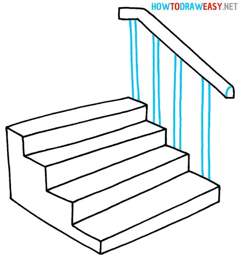 How to Draw Stairs - Draw for Kids