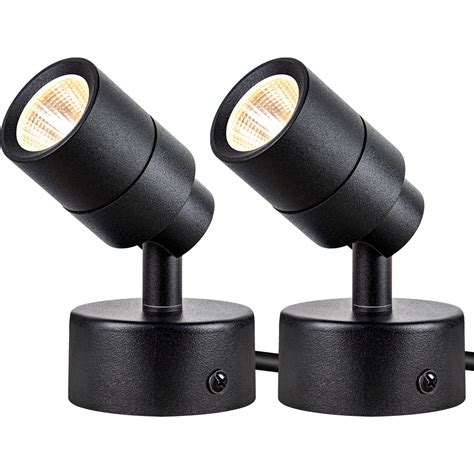 Snapklik.com : SUNVIE 2 Pack LED 120V SpotLights Indoor, 3W Up Lights ...