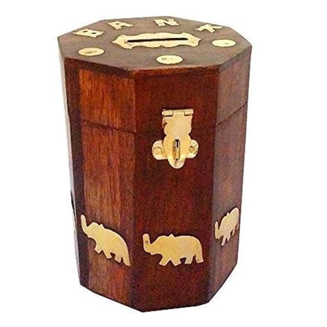 Buy Woodykart Elephant Coin/Money/Piggy Bank Saving Box - (Gift for ...