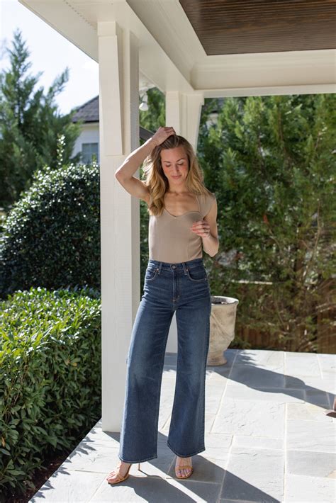 How to Style Wide Leg Jeans | Natalie Yerger