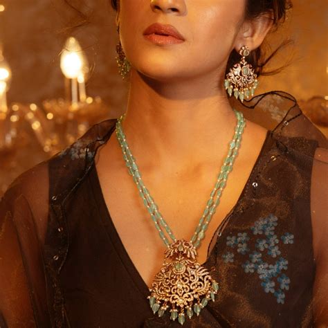 Buy Adelia Nakshatra CZ Necklace Set | Tarinika - Tarinika India