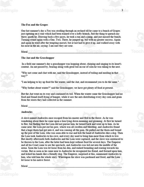 The Moral Lesson 的图像结果