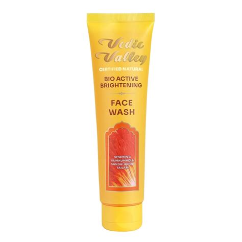 Vedic Valley Face Wash Bio Brightening - With Kumkumadi Oil & Yogurt ...