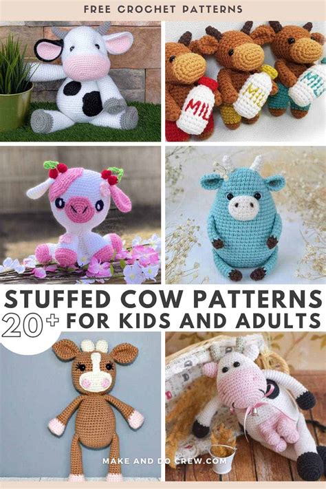 Image result for Crochet Cow Pattern Free