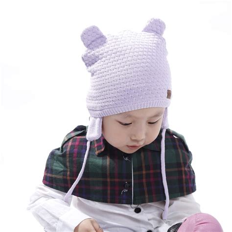 Buy DYKL Soft Warm Cotton Lind Knit Hats Toddler Beanies for Boys with ...