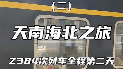 从东北坐火车去海南，Z384次列车长春至海口全程体验的第二天-vlog视频-搜狐视频