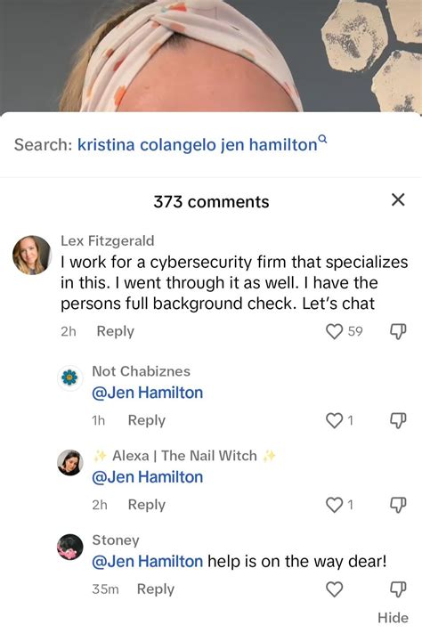 Anyone follow Jen Hamilton on TT? : r/LexFitzgeraldSnark