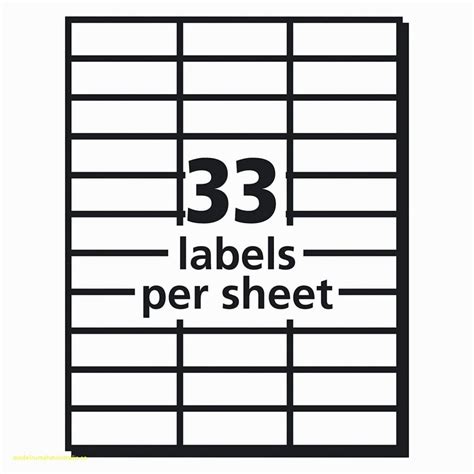 4 Labels Per Page Template - Campaign Planning Template