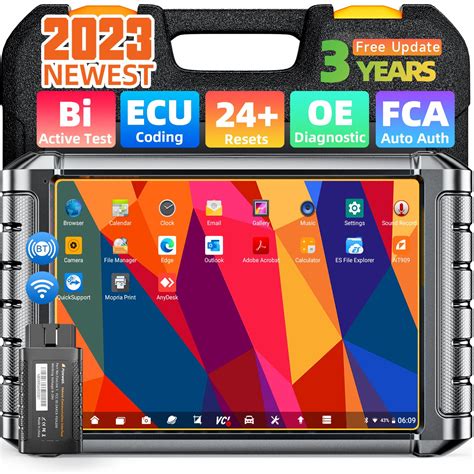 FOXWELL NT909 Bidirectional Scan Tool Wireless ECU Coding VAG Guide ...